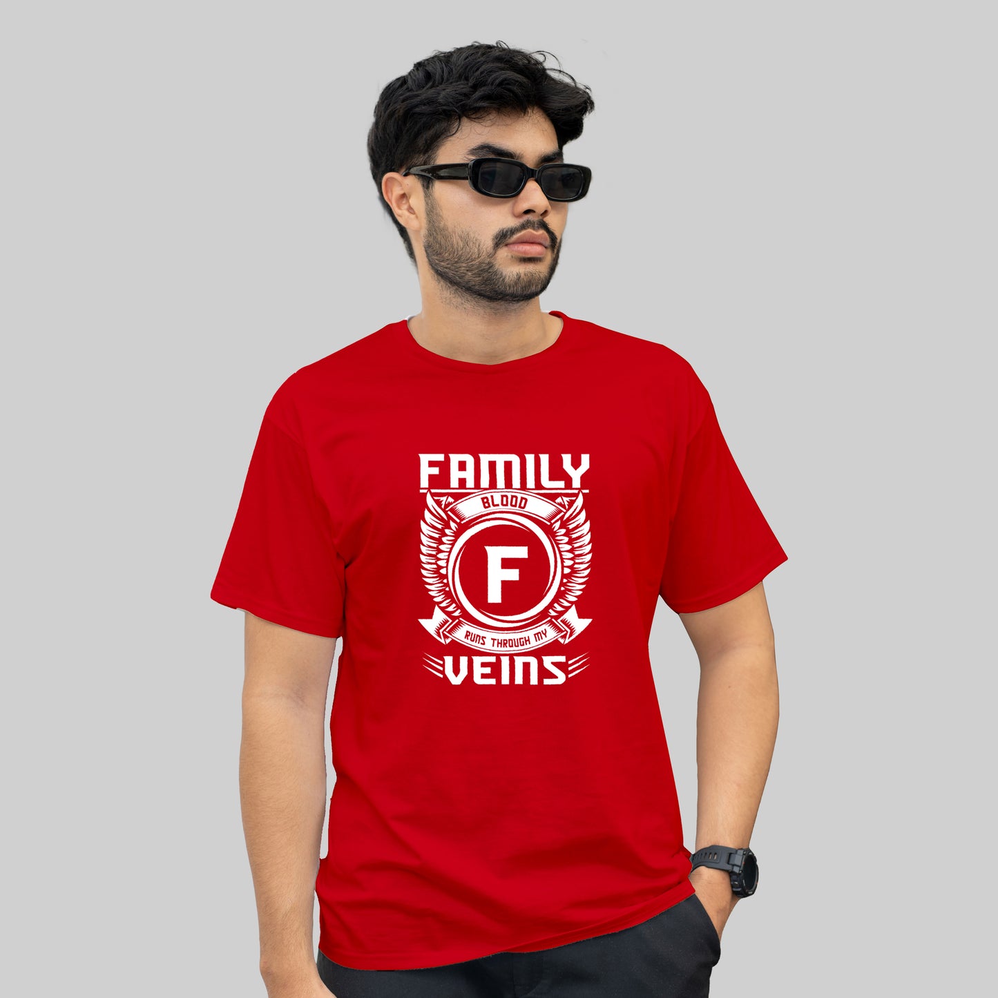 Cotton Store Men’s Cotton Printed T-Shirt – Stylish & Comfortable Round Neck