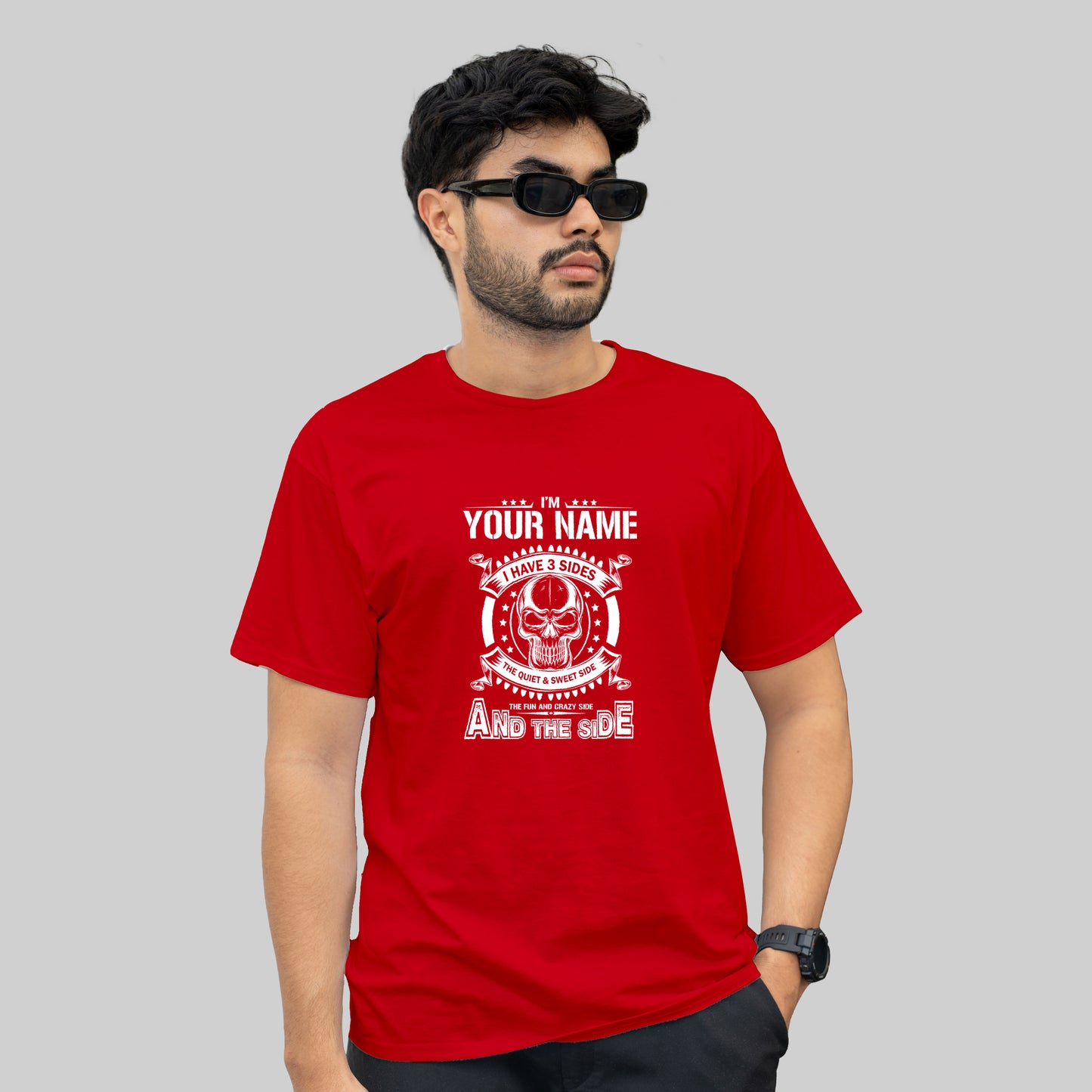 Cotton Store Men’s Cotton Printed T-Shirt – Stylish & Comfortable Round Neck