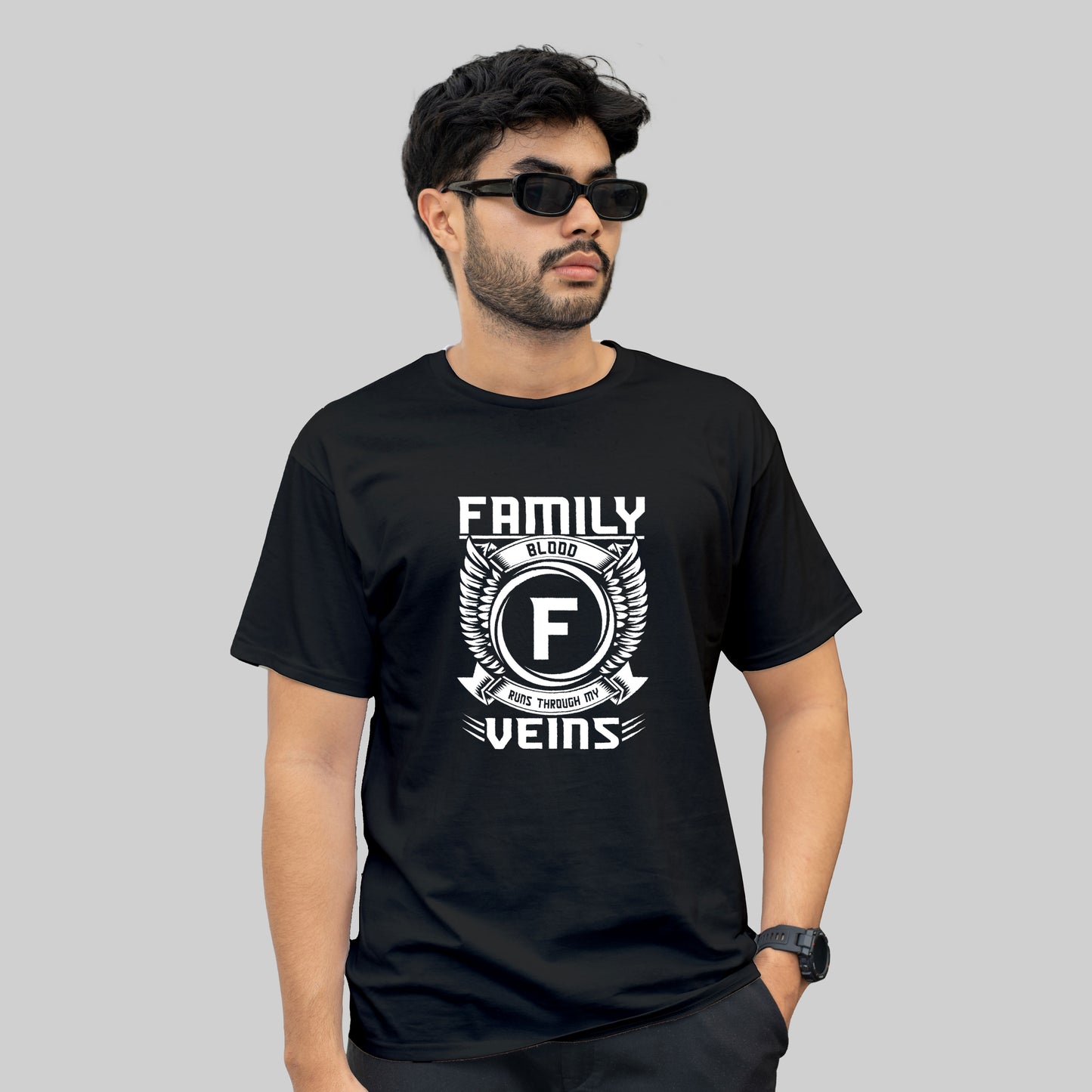 Cotton Store Men’s Cotton Printed T-Shirt – Stylish & Comfortable Round Neck