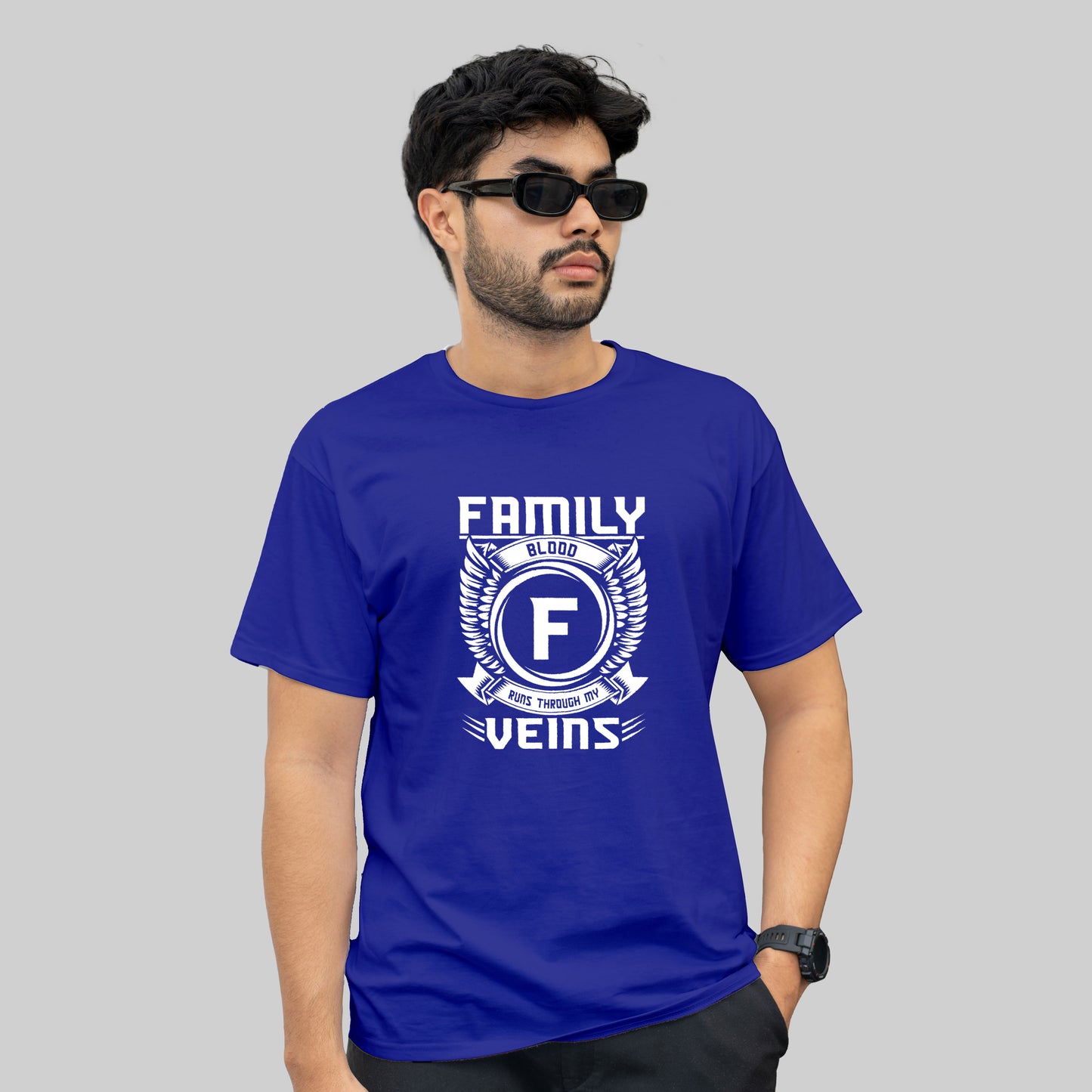 Cotton Store Men’s Cotton Printed T-Shirt – Stylish & Comfortable Round Neck