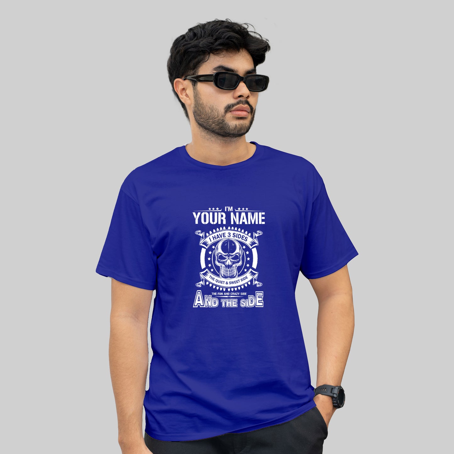 Cotton Store Men’s Cotton Printed T-Shirt – Stylish & Comfortable Round Neck