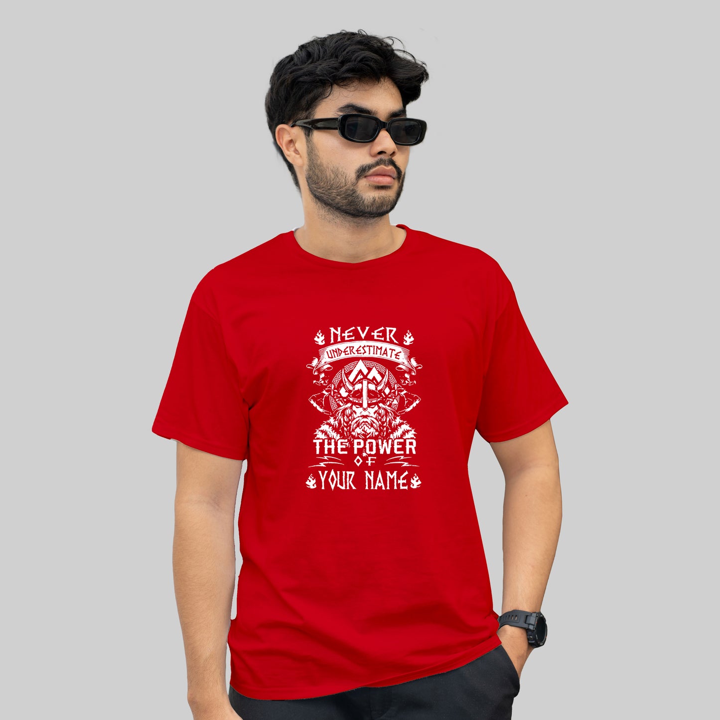 Cotton Store Men’s Cotton Printed T-Shirt – Stylish & Comfortable Round Neck