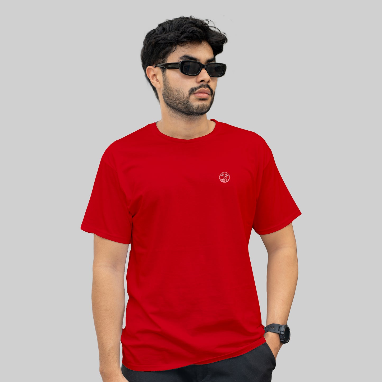 Cotton Store Men’s Cotton Printed T-Shirt – Stylish & Comfortable Round Neck