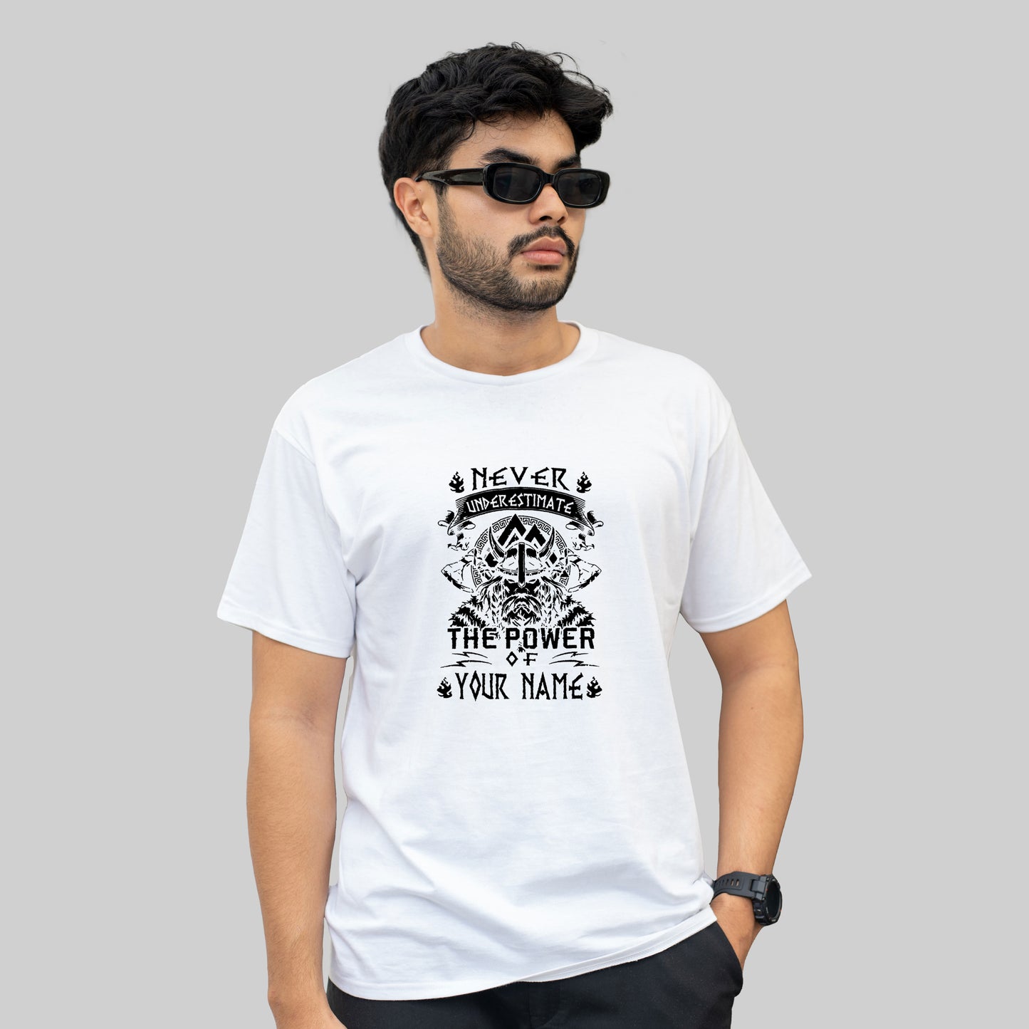 Cotton Store Men’s Cotton Printed T-Shirt – Stylish & Comfortable Round Neck